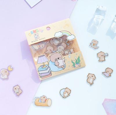 China Crystal Stickers BTS Vinyl Laser Phone Flake Stikers Decorative Cute Animal Girly Pack Flake Kawaii Planner Sticker Nekoni Glitter Stikers for sale