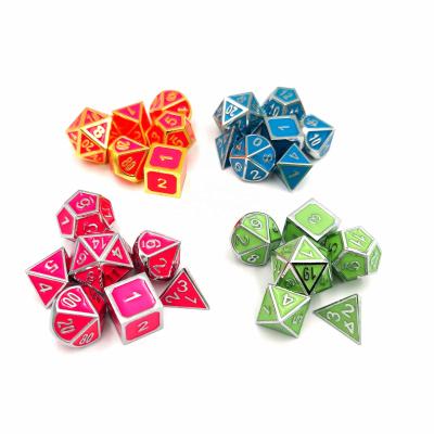 China Custom Board Games Makers Metal Glitter Dies Set For Dnd Role Playing Game for sale