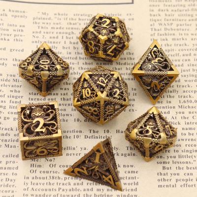 China Gambling Game Die Cut Entertainment High Quality Hollow Metal Hollow Dies DND 2022 Dies DND Set Customized for sale