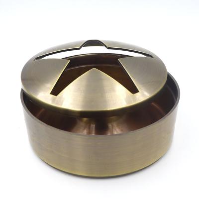 China Smokeless; modern decorative gift metal ashtray accessories smoking tray for sale