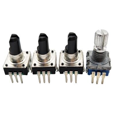 China Others EC112 5-pin rotary encoder switch with metal handle for vertical installation 24 pulse for sale