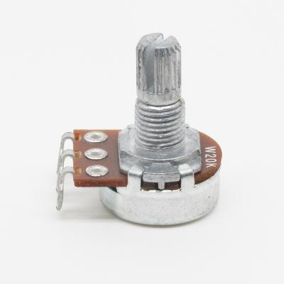 China 16mm Rotary Potentiometer with Switch Carbon Film Potentiometer for Small Household Appliances Light, Sound and Speed ​​Regulation R1610N-XB1 for sale