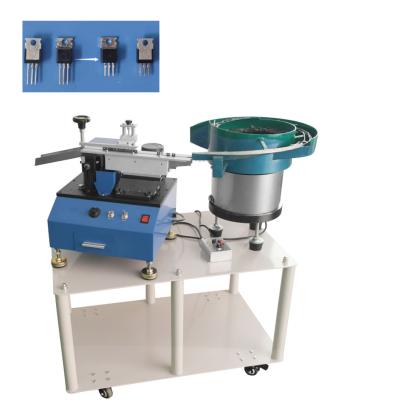 China RS-901AS Automatic Bulk Transistor Leg Cutting Machine MOS Components Pin Cutting Flat Leg for sale