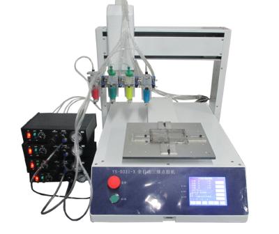 China Multiple color glue dispenser / oil painting machine for sale