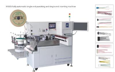 China RS-850CK Fully Automatic Single-Side Crimping And Single Head Shell Inserting Machine for sale