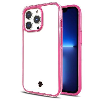 China Custom clear color shockproof bumper mobile back cover phone cases for iPhone 7 8 plus XS 12 mini 11 pro 13 max for sale