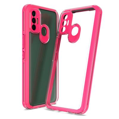 China 2022 Shockproof Hot Selling Frame Cell Mobile Phone Case For Infinix 10 LITE X657 SMART 5 HOT Protective Back Cover for sale