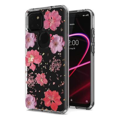 China Combo Phone Case Customize Custom Flower Design Print Phone Case For T TCL 4 PLUS Mobile Revvl for sale