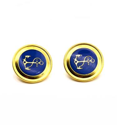 China Eco-friendly Jeans Jacket Eco-friendly Brass Metal Leg Button For Jeans for sale