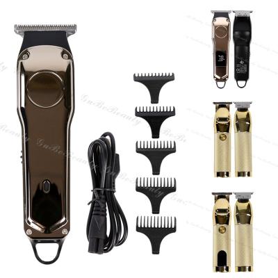 China RV Gubebeauty Professional Electric Rechargeable Haircut Trimmer LCD Metal Trimmer Cordless Hair Trimmer for Men with FCC&CE for sale