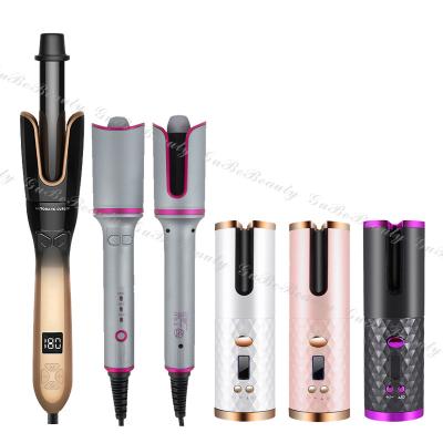 China Gubebeauty Professional Aluminum Hair Curler Curling Iron Smart Automatic Hair Curling Iron For Homeuse DIY Hairstyles With FCC&CE for sale