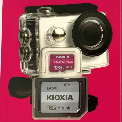 China Kioxia TF U3 V30 4K LMPL1M128GG2 Plastic Card for sale