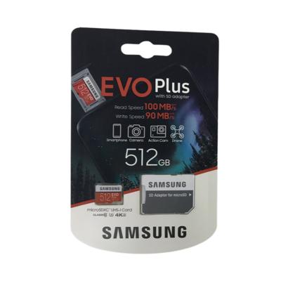 China Plastic micro memory card for SDXC U3 512GB for sale