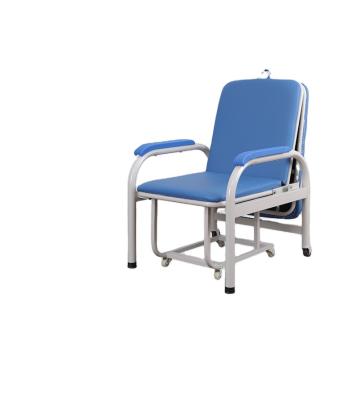 China Garton Chair Folding Chair Bed Folding Chair Bed Hospital Home Midday Break Easy Operated Dual Function Medical Single Nursing Portable Chair for sale