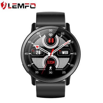 China Auto Date LEMFO LEMX 1G+16G 900mAh Android 4g Phone Calls Round Screen Smart Watch For Men Women Fitness for sale