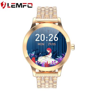 China LEMFO G1 Touch Screen 1.09 Inch TFT Display 3D Stereoscopic Spherical Glass IP68 Waterproof Smart Watch For Women for sale