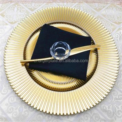 China Viable Wholesale Decoration Gold Cheap Wedding Tableware Charger Dish Glass Trivet for sale