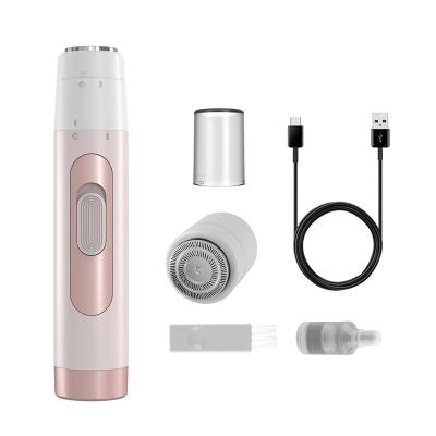 China RV Unibono Waterproof Portable Painless Physical Woman Facial Epilator Epilator Trimmer Face Hair Remover For Lady for sale