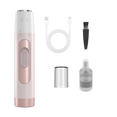 China Hotel Face Hair Trimmer Cordless Electric Razor Face Epilator For Women Hair Remover With Stainless Steel Safe Heads for sale