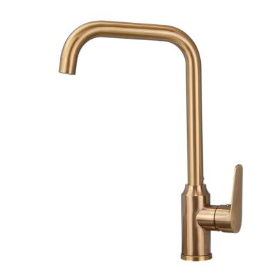 China Sense Faucet Manufacturers Rose Gold Kitchen Faucet Taps 360 Stainless Steel Kitchen Faucets Step Down for sale