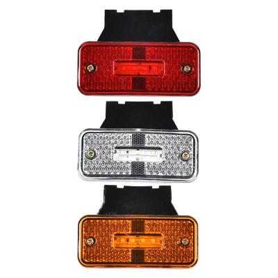 China Car Lighting LED24V Truck Side Lights, Truck Tail Lights, Safety Signal Warning Lights Universal Yellow Red White for sale