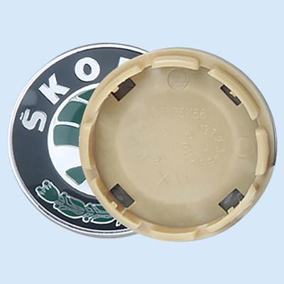 China Auto parts accessories 56mm65mm wheel hub cover plastic outer center tire cover plastic wheel logo rim cap for sale