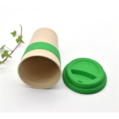 China 2020 Sustainable hotsale good quality bamboo / plastic reusable coffee mug with lid for sale