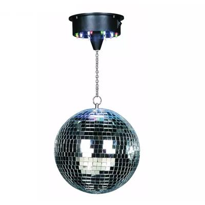 China Warehouse Hotsale Battery Cable Disco Ball Mirror Reflector Party Decoration Light Club Mirror Ball Light for sale