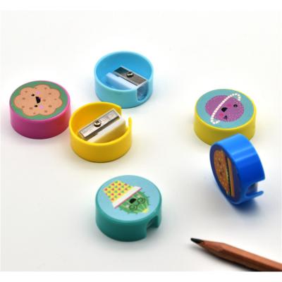 China School Office Factory Supply Novelty Cute Portable Fast Different Shape Funny Pencil Sharpeners With Box for sale