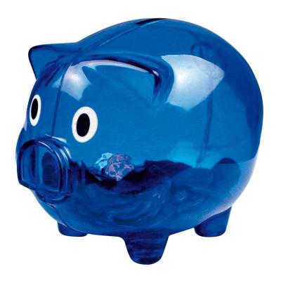 China Cartoon Pig Shape Piggy Banks Promotional Luminous Color Mini Lovely Kids Tools Gift For Children for sale