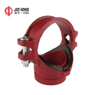 China Mechanical Joint Fire Fighting Tees Grooved Fittings In Porcelain for sale