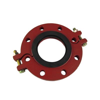 China Wholesale Fire Fighting Ductile Iron Grooved Fittings Flange for sale