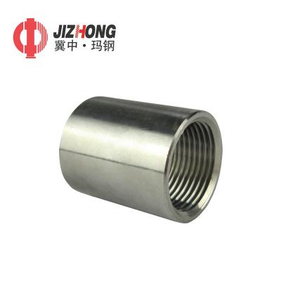 China Gas Pipe Fittings Stainless Steel Threaded Coupling for sale