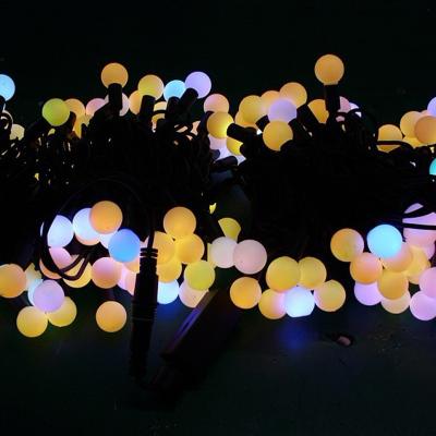 China 10m Waterproof Outdoor Unlinkable Light String 100 Led Dual Modes Christmas Halloween Led String Lights For Holiday Decoration for sale