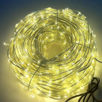 China Regular-on Bright White PVC Cable LED Clip Light with Colorful Cover LED Tree Decoration Christmas Decoration Light for sale