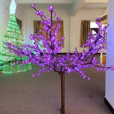 China Attractive LED Cherry Tree Light Home Decoration Commercial RGB Changing Cherry Blossom Tree Fairy Light for sale