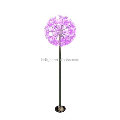 China 8MODES/FLASH/STATIC Factory Direct IP65 RGB Outdoor Artificial LED Landscape Lamp Dandelion Light Park Garden Christmas Decor for sale