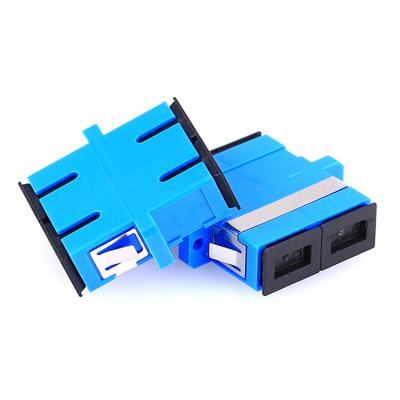 China FTTH VCOM Fiber Optic Fast Connector SC to SC UPC Duplex FTTH Connector Fiber Optic Coupler for Telecommunication for sale