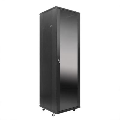 China SPCC Quality Cold Rolled Steel VCOM 2 Meter Server Rack Network Cabinet 19 Inch 42U Standard Indoor Communication Service Network Cabinet for sale