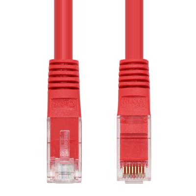 China FTTH FTTB FTTX Indoor Unshielded Network VCOM Cat 6 UTP Multicolor Patch Tie Down Cat6 Computer Lan Cable With RJ45 Connector CCA Network Cable for sale