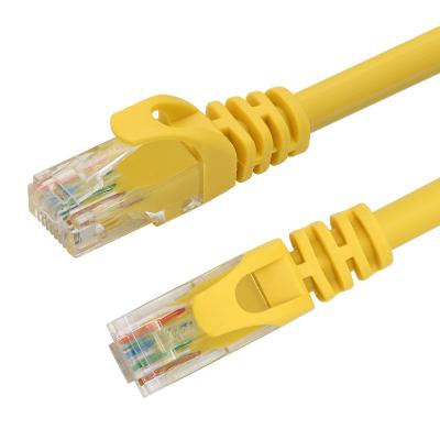 China FTTH FTTB FTTX Network VCOM Cat 6 UTP Unshielded Connector RJ45 Network Patch Tie Bare Copper Cable PVC CCA Computer Patch Wired For Ethernet for sale