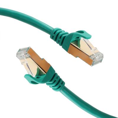 China FTTH VCOM Cat 7 Network Multi-Core Pure Copper Cable 28AWG SSTP Patch Cord 10Gbps High Speed ​​Widespread Data Cable for sale