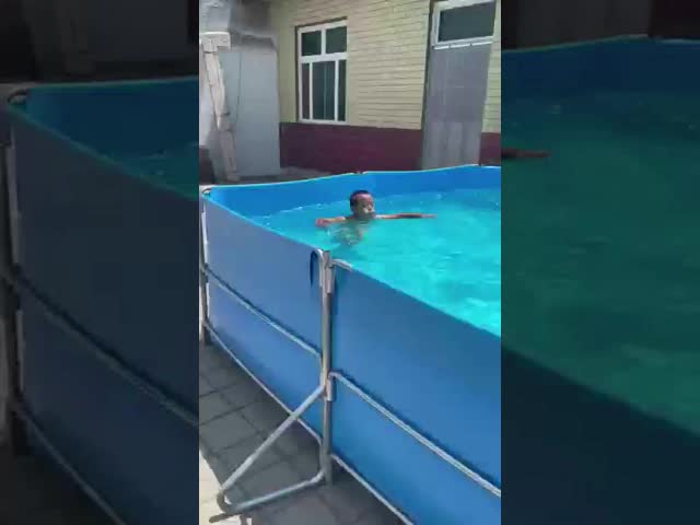 Kids And Adults Canvas Swimming Pool Easy To Installation With Repair Patch