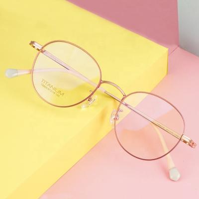 China Yvan New Style Women Glass Eyewear Monocle Frames Reading Glass Made In China Titanium Men's Optical Glass Frame for sale