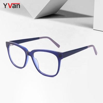 China prescription& Fashion Eyewear Blue Light Blue Biodegradable Light Blue Acetate Anti Glass Anti Glass Optical Frames for sale