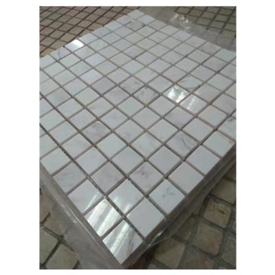 China Parquet Natural Marble Stone Mosaic for sale