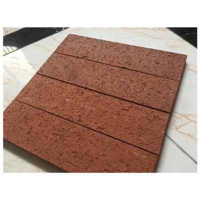 China Decorative Corner Bricks Villa Exterior Wall Red Clay Brick Tile for sale