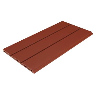 China Red Curtain Wall Villa Facade Terracotta Panel for sale