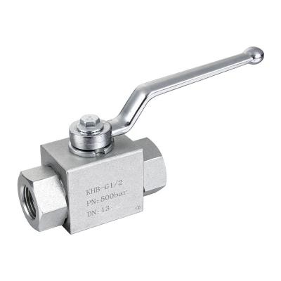 China KHB/KHM Ball Valve High Pressure Two Way Ball Valve KHB-G1/2 For Hydraulic for sale