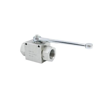 China KHB/KHM Factory Ball Valve KHB-G1 Direct High Pressure Two Way Hydraulic Used for sale